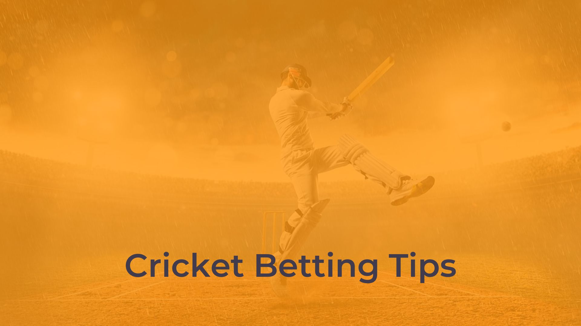 Crucial Cricket Betting Tips