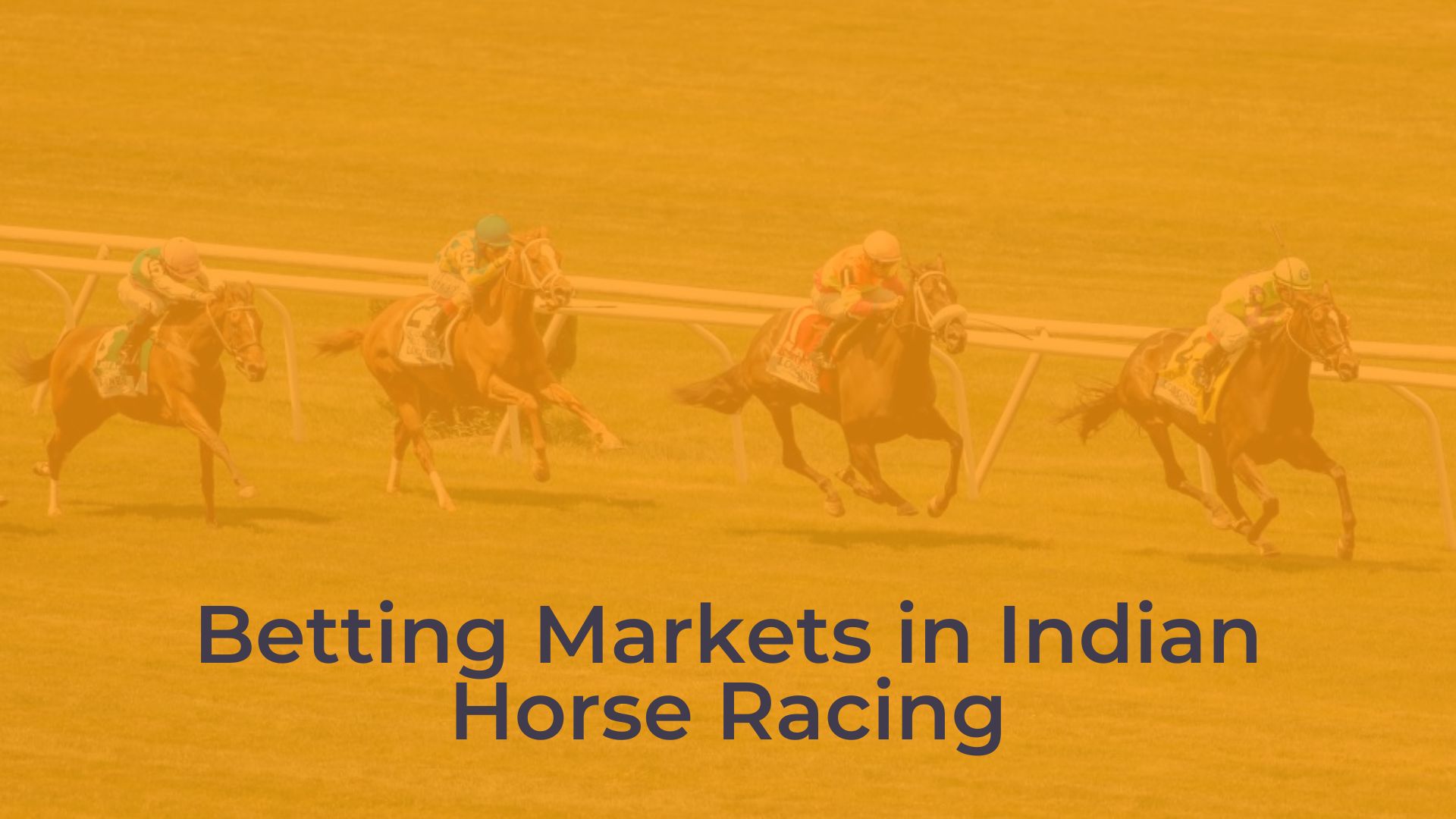 Diverse Betting Markets in Indian Horse Racing