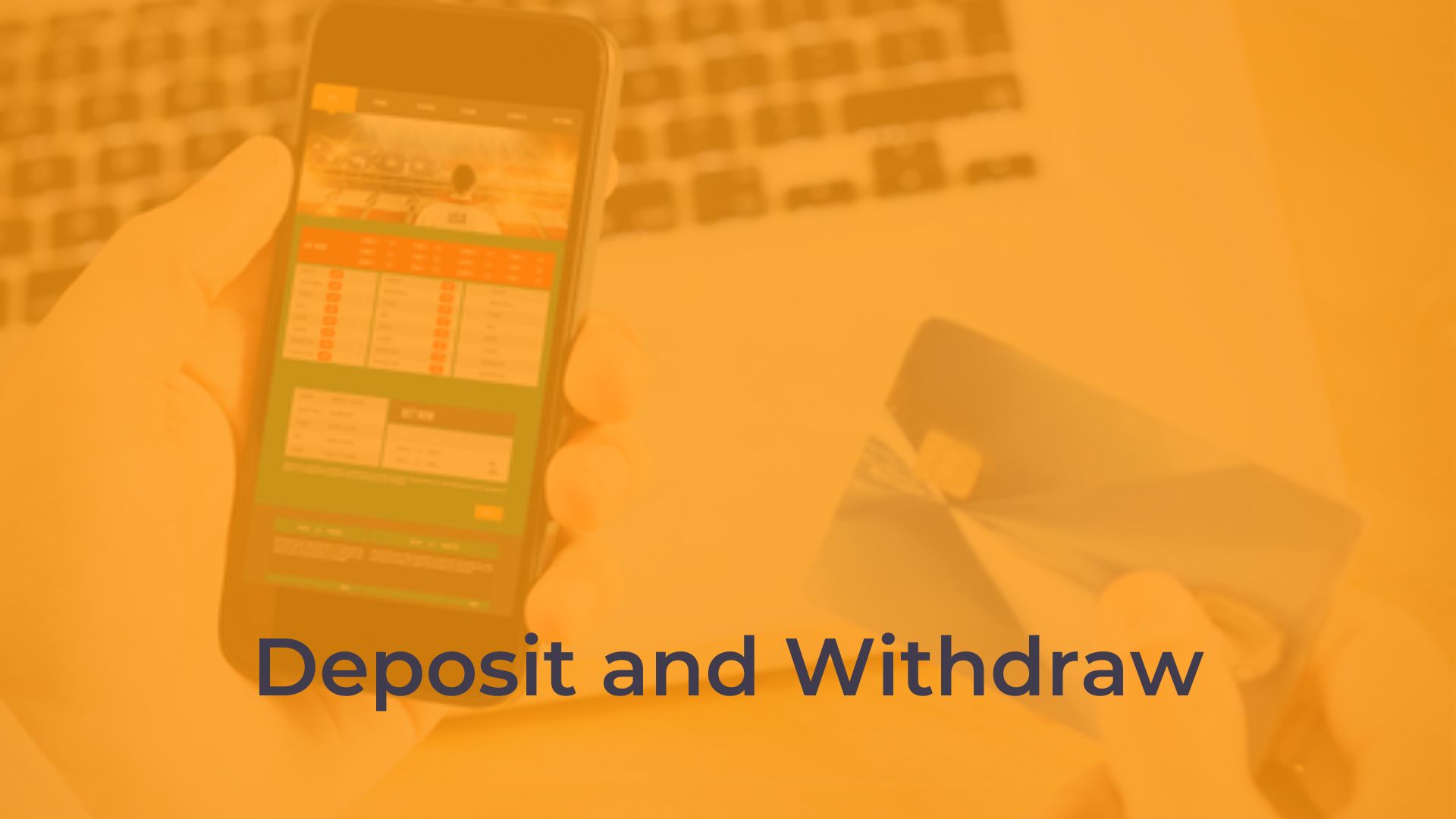 Depositing and Withdrawing Money