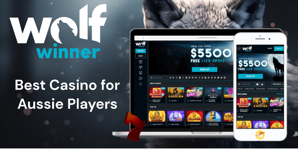 Best Casino for Aussie Players - Wolf Winner with The Best Game Selection Ever 