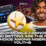Visual representation of Nigerian youths engaging with mobile casinos, showcasing their appeal and growing trend.